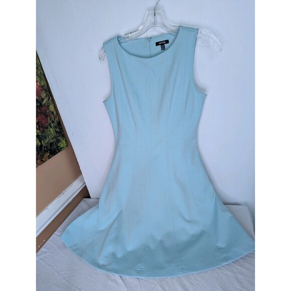 Apt9 Blue Dress Luxury TailoredFit Robins Egg Elegant Classic Womens PS Academia - Picture 16 of 16